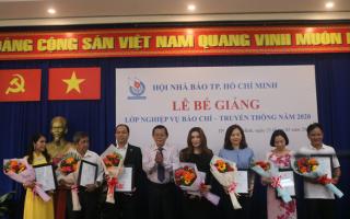 70 học viên hoàn thành lớp bồi dưỡng nghiệp vụ báo chí năm 2020