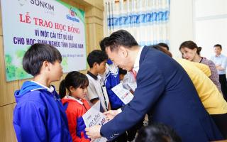 SonKim Land trao học bổng cho học sinh nghèo tỉnh Quảng Nam