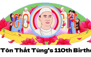 Google Doodle tôn vinh giáo sư Tôn Thất Tùng