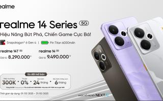 realme chính thức ra mắt bộ đôi “Bậc thầy chiến game”: realme 14 5G và realme 14T 5G, mang đến trải nghiệm người dùng tối ưu toàn diện