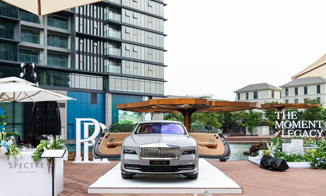 A car on display outside of a buildingAI-generated content may be incorrect.